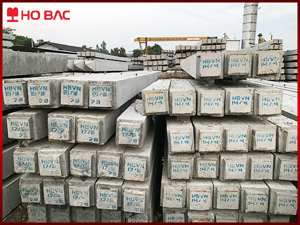 Sản xuất cọc bê tông phục vụ nhà xưởng